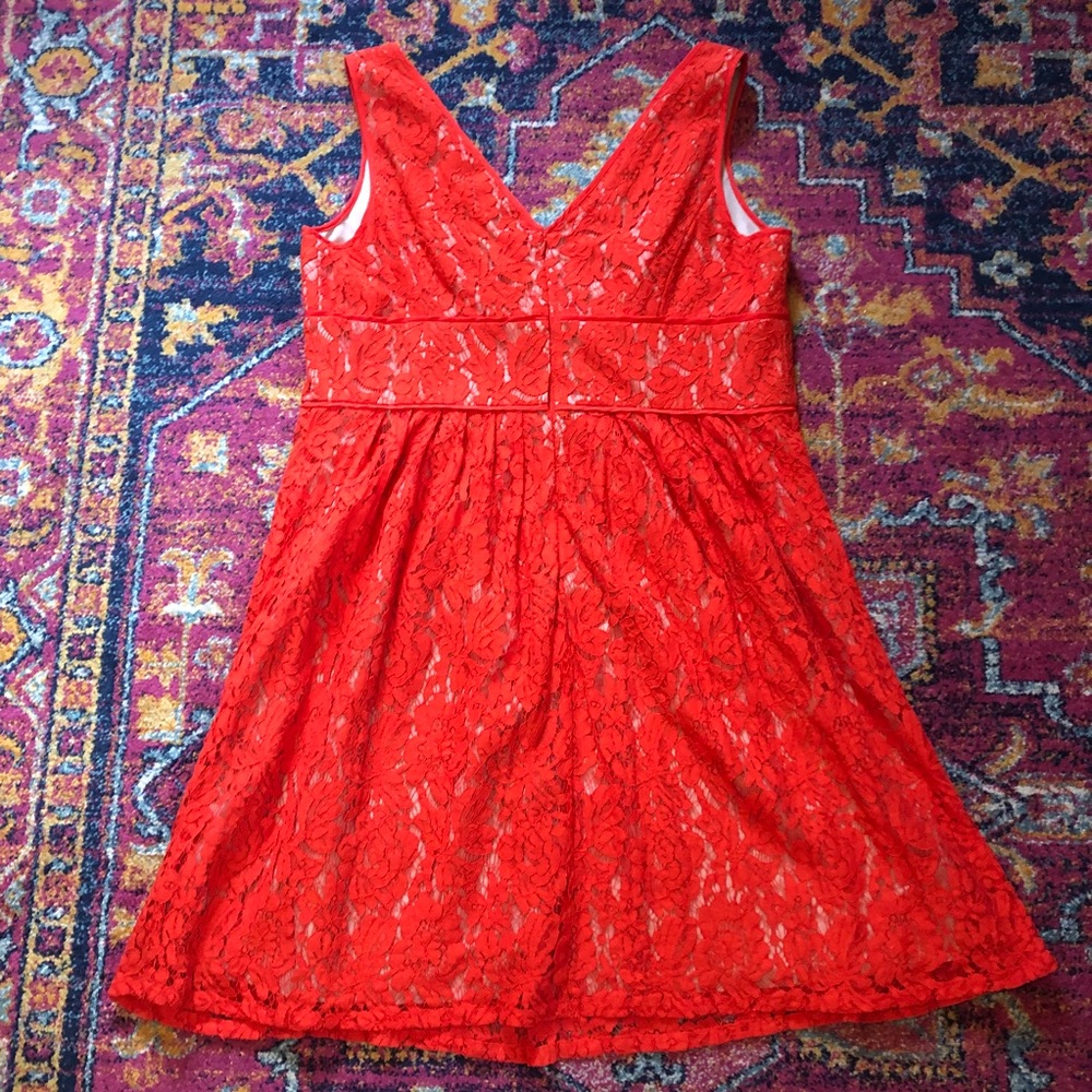 Adrianna Pappel Fit and Flare V neck EUC size 16W - Picture 4 of 7